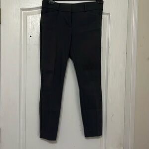 Ann Taylor LOFT 4P Marisa Charcoal Gray Skinny Pant
